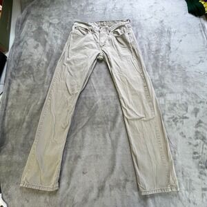 Levi's 559 Relaxed Straight Pants Mens 31x34 (Meas. 31x32) Tan Khaki Twill